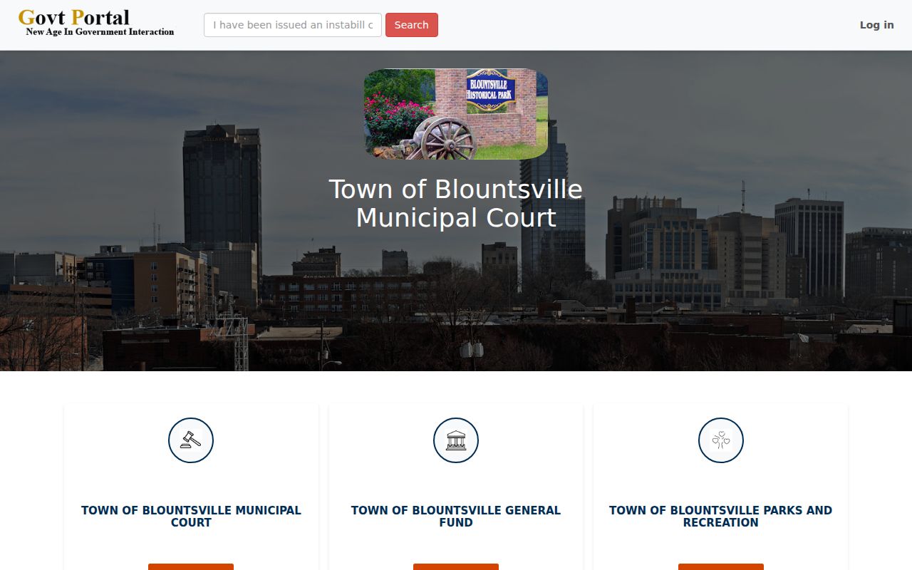 Blountsville court docket municipal payment portal